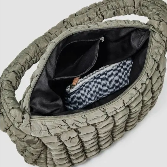 Wild Fable Quilted Puffer Shoulder Bag Green - Picture 5 of 5